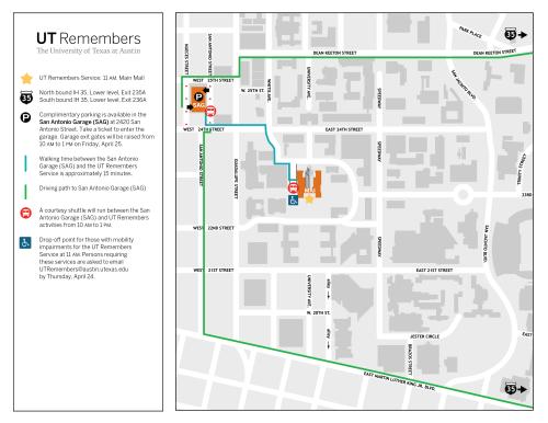 UT Remembers Map: 2025